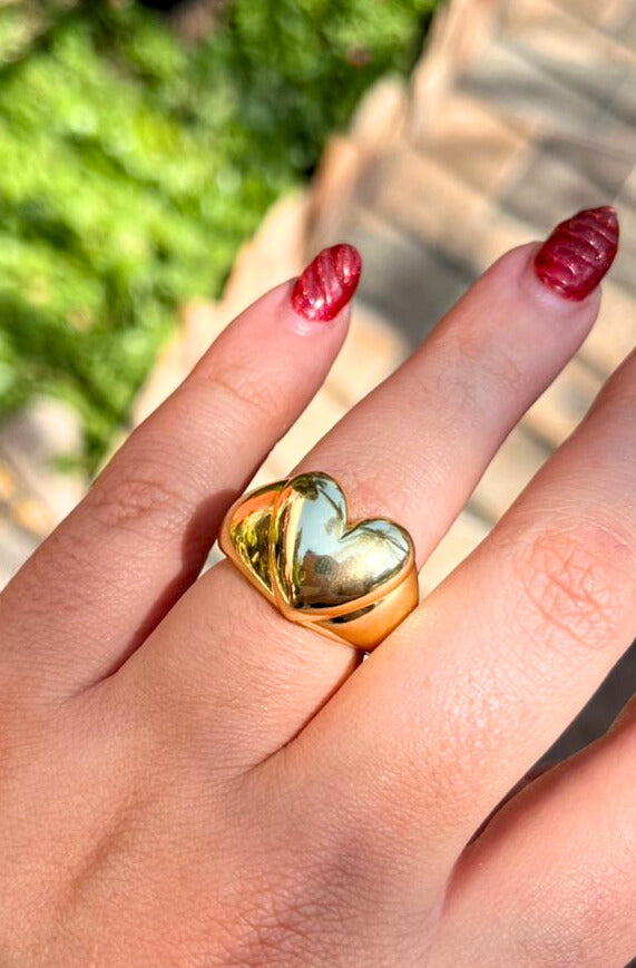 ANILLO CORAZON GLOBO