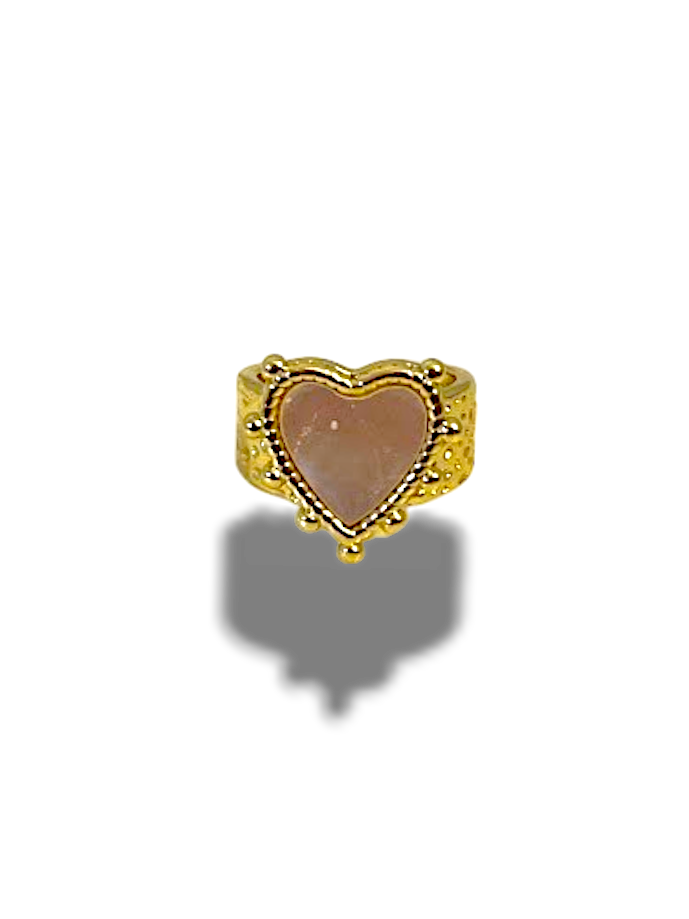 ANILLO CORAZON MADRE PERLA