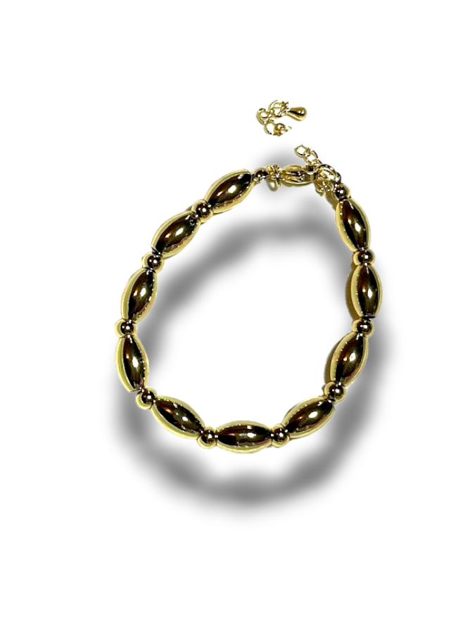 PULSERA CUENCAS DORADAS