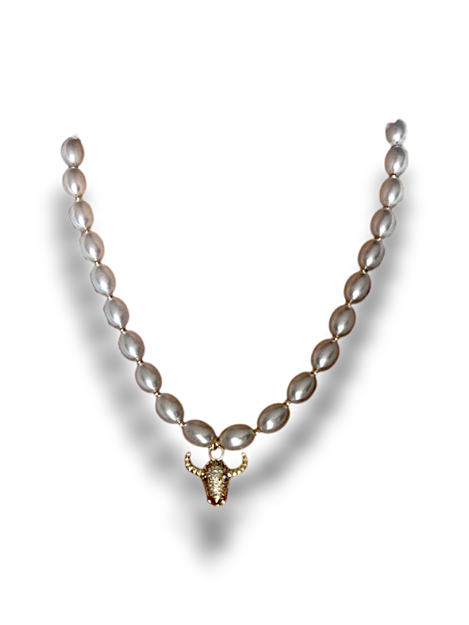 CHOKER PERLA TORO