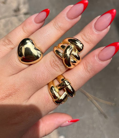ANILLO CORAZON LISO