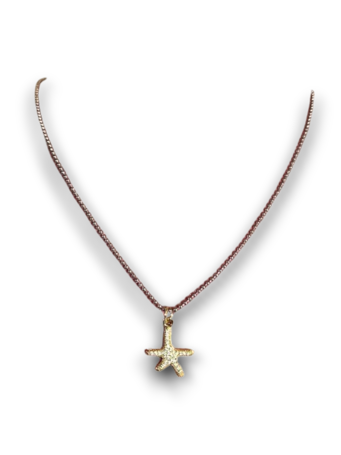 COLLAR BICOLOR ESTRELLA ZIRCONIAS