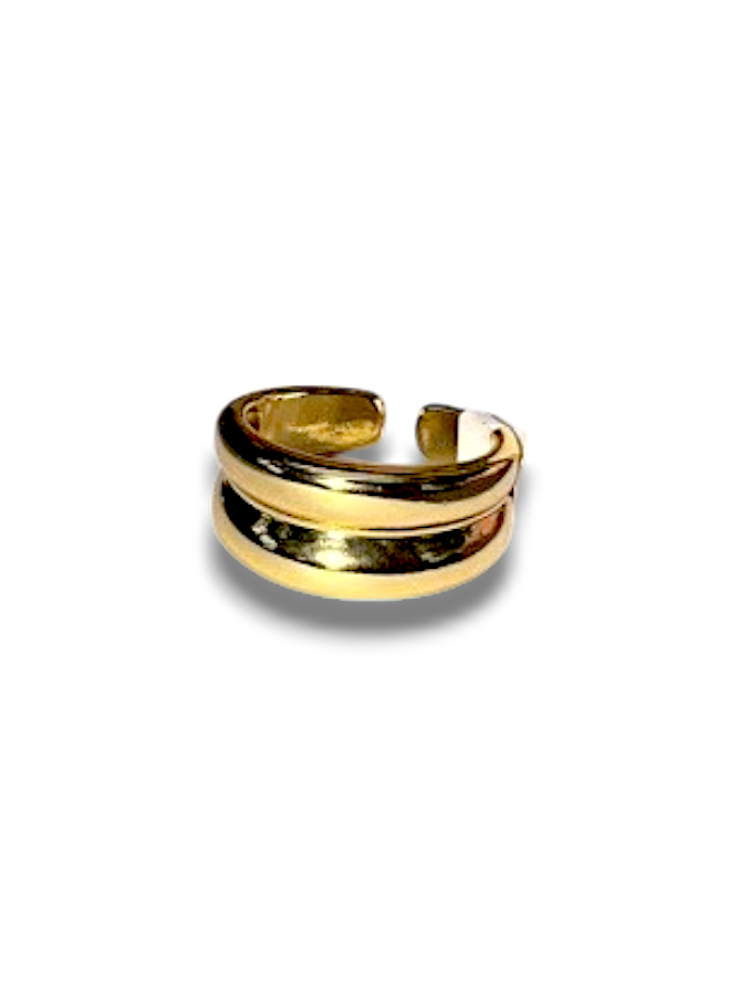 ANILLO LINEAS DORADO
