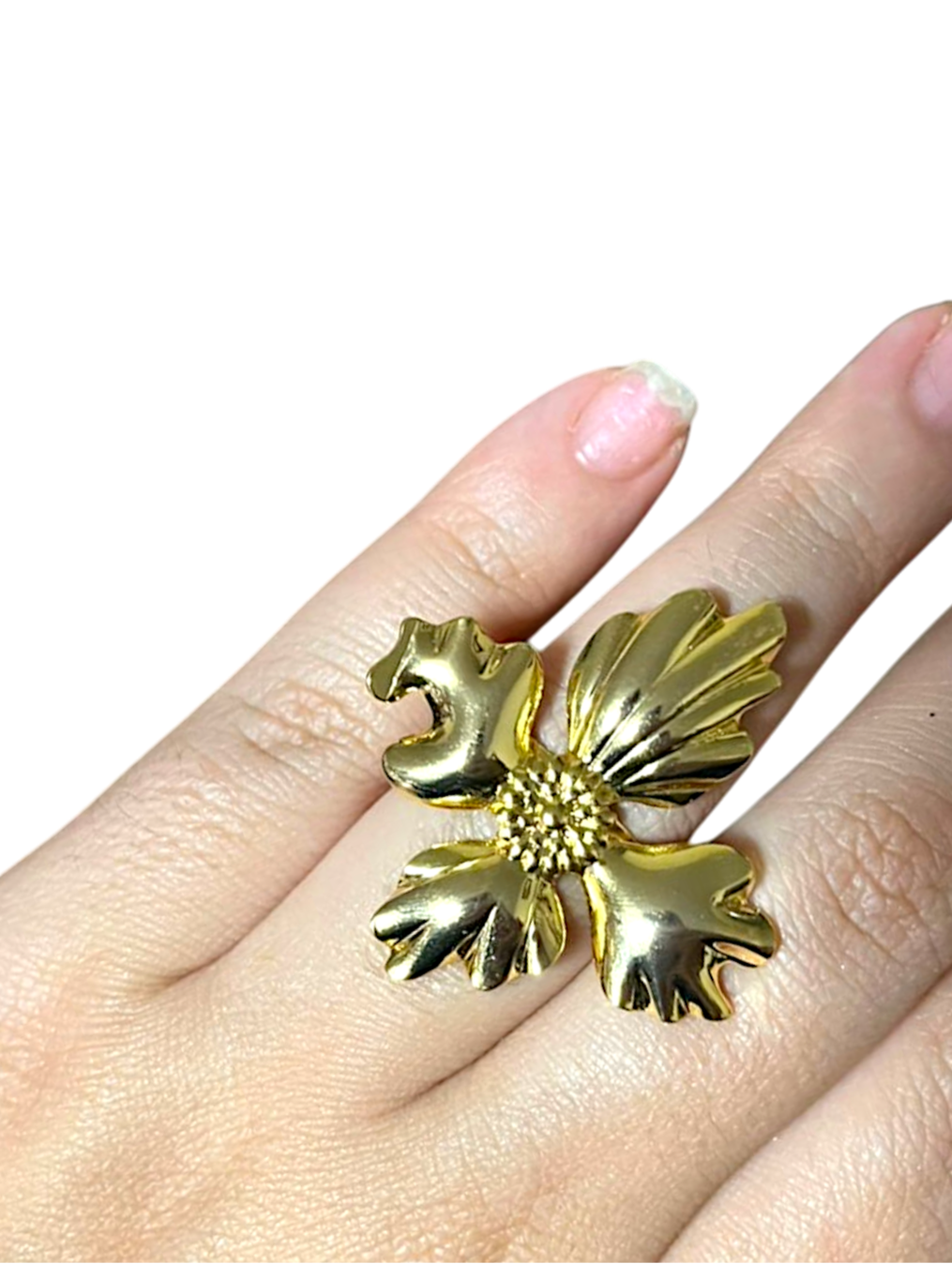 ANILLO FLOR 4 PETALOS