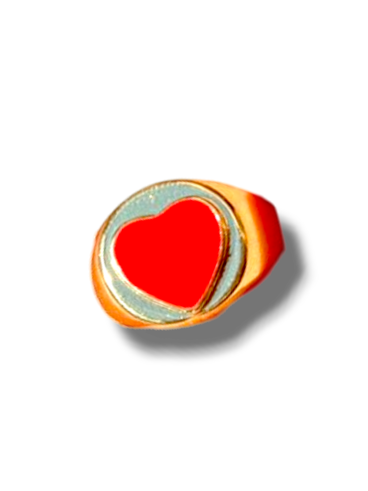 ANILLO CORAZON ROJO
