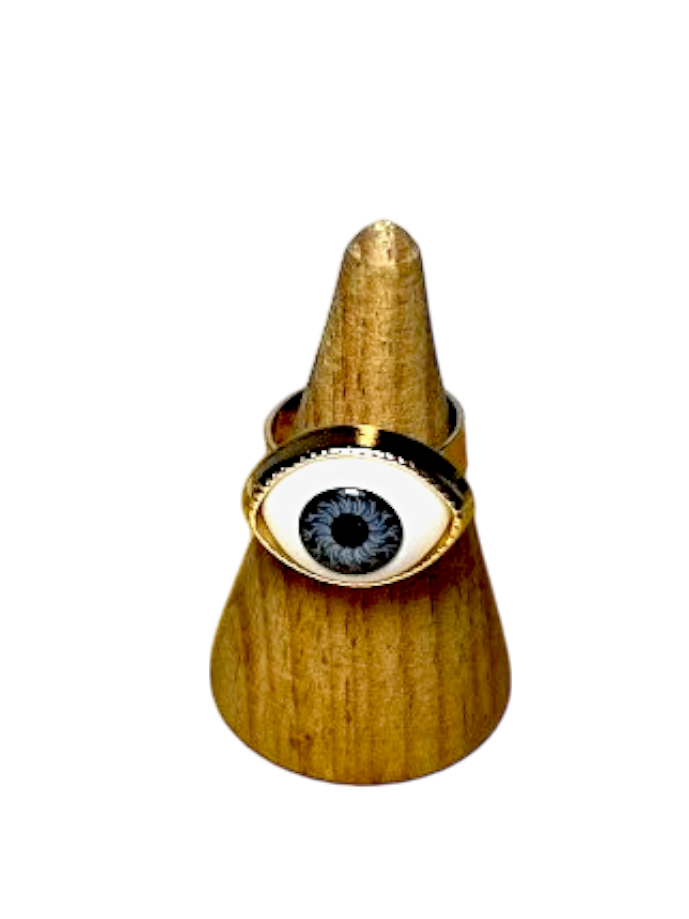 ANILLO OJO AZUL