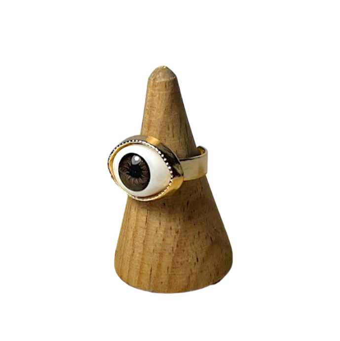 ANILLO OJO CAFE