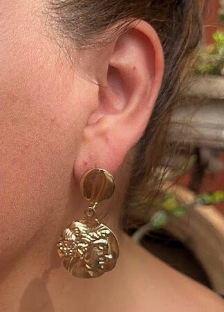 ARETES COLGANTES FACE