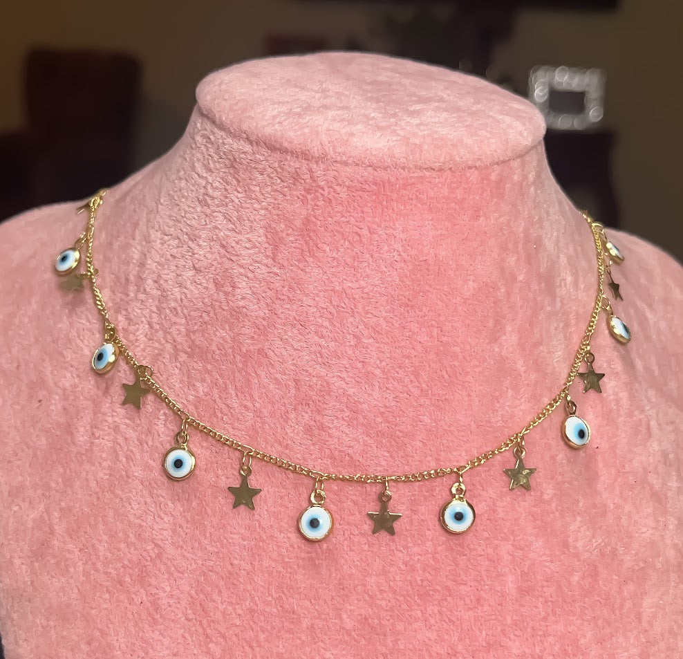 CHOKER OJO Y ESTRELLA