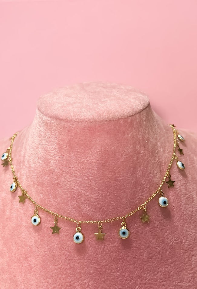 CHOKER OJO Y ESTRELLA