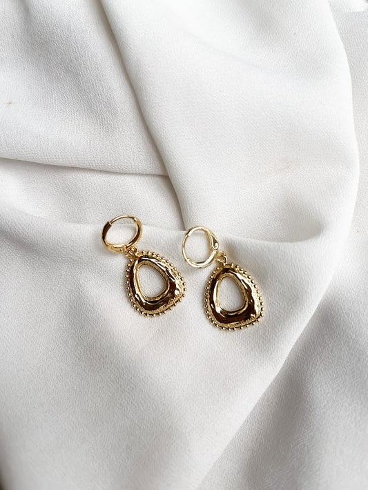 ARETES OVALOS COLGANTES