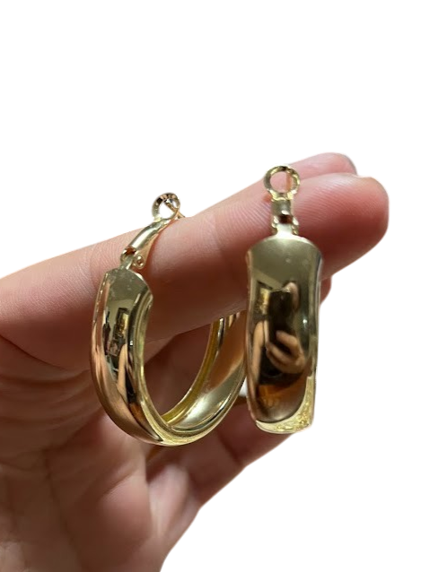 ARRACADAS HOOPS MEDIANAS