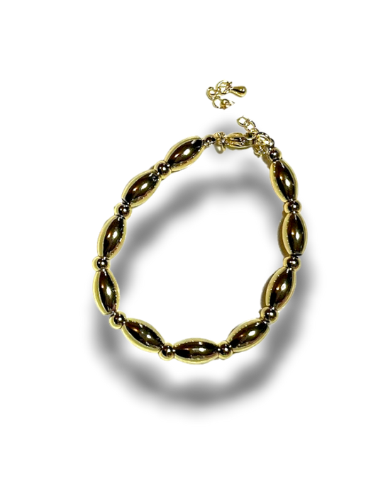PULSERA CUENCAS DORADAS