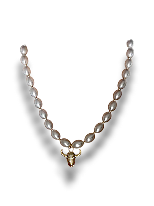 CHOKER PERLA TORO
