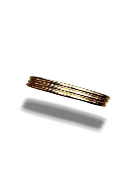 PULSERA TRIPLES DORADAS