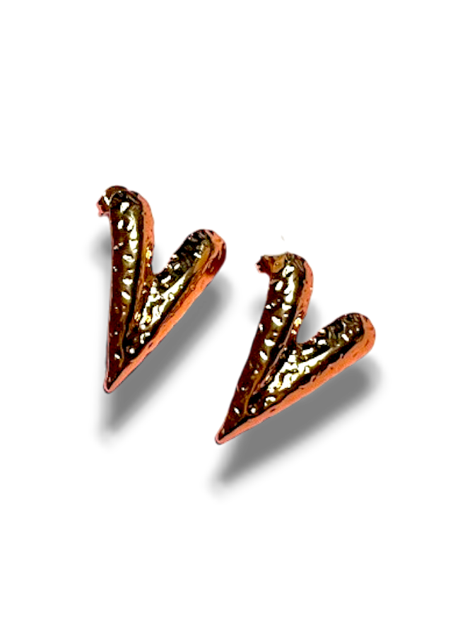 ARETES CORAZONES ALARGADOS