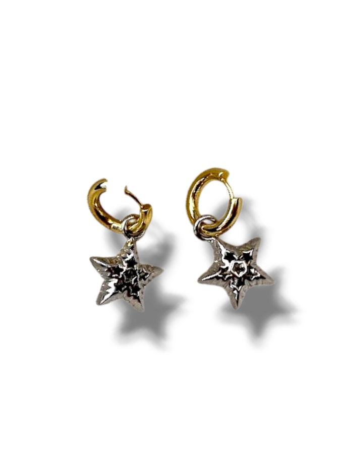 ARRACADAS COLGANTE ESTRELLA
