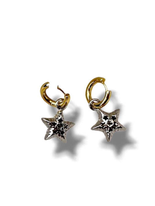 ARRACADAS COLGANTE ESTRELLA