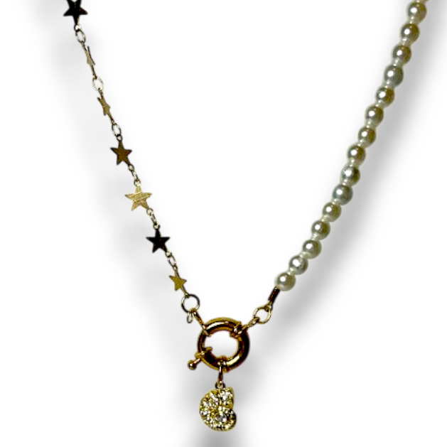 COLLAR PERLAS CONCHA