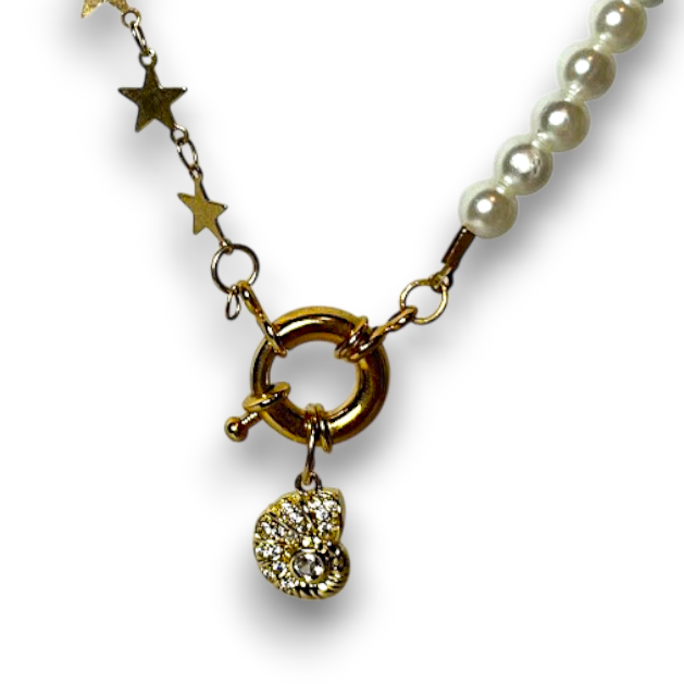 COLLAR PERLAS CONCHA