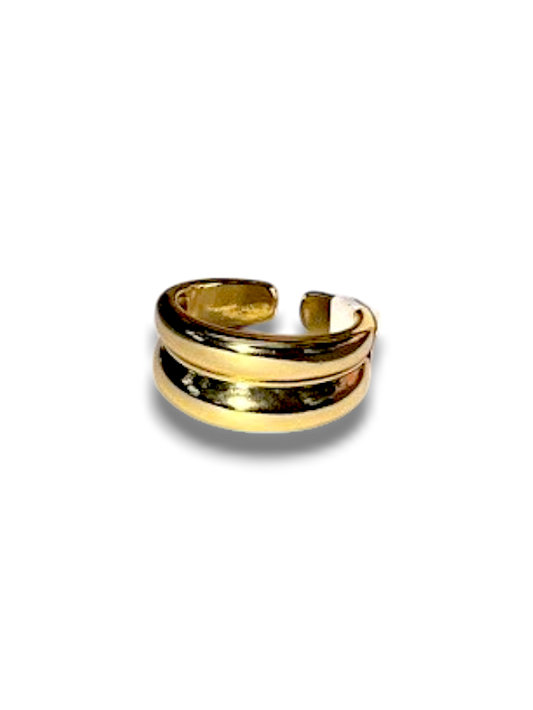 ANILLO LINEAS DORADO