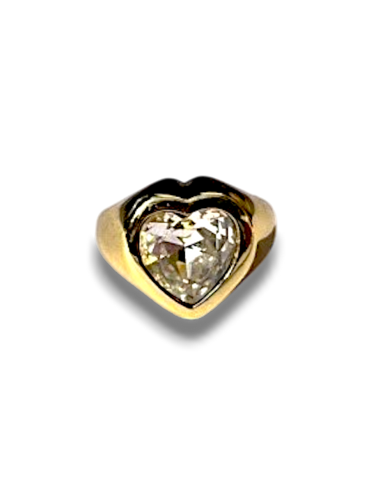 ANILLO CORAZON ZIRCONIA