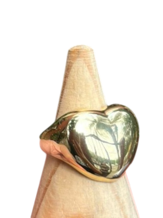 ANILLO CORAZON LISO