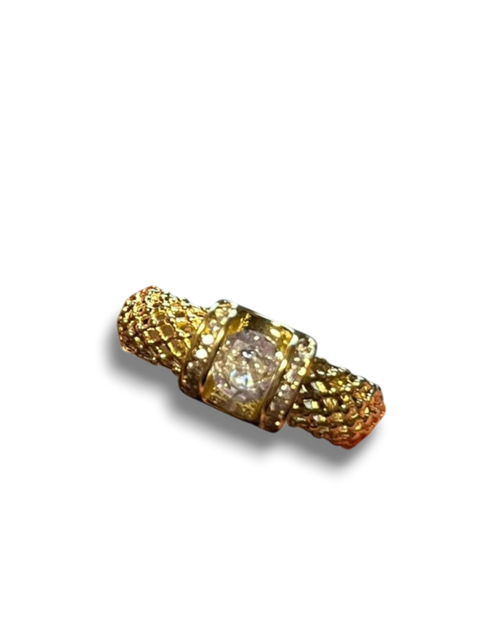 ANILLO CADENA Y ZIRCONIA
