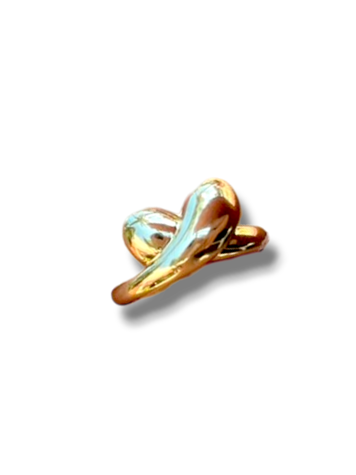 ANILLO CORAZON CRUZADO