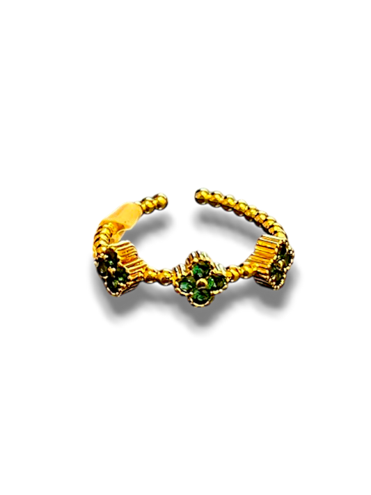 ANILLO FLORES VERDES