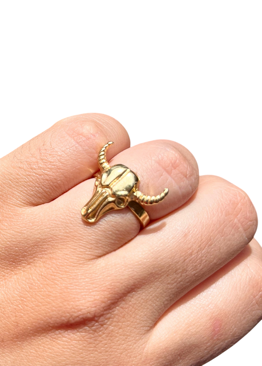 ANILLO CARA DE TORO