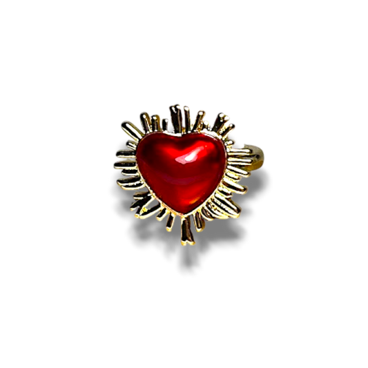 ANILLO CORAZON ESPINAS